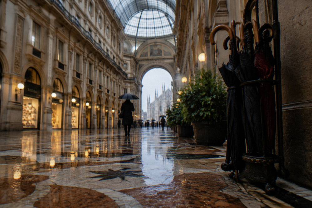 Galleria Vittorio Emanuele II arched interior